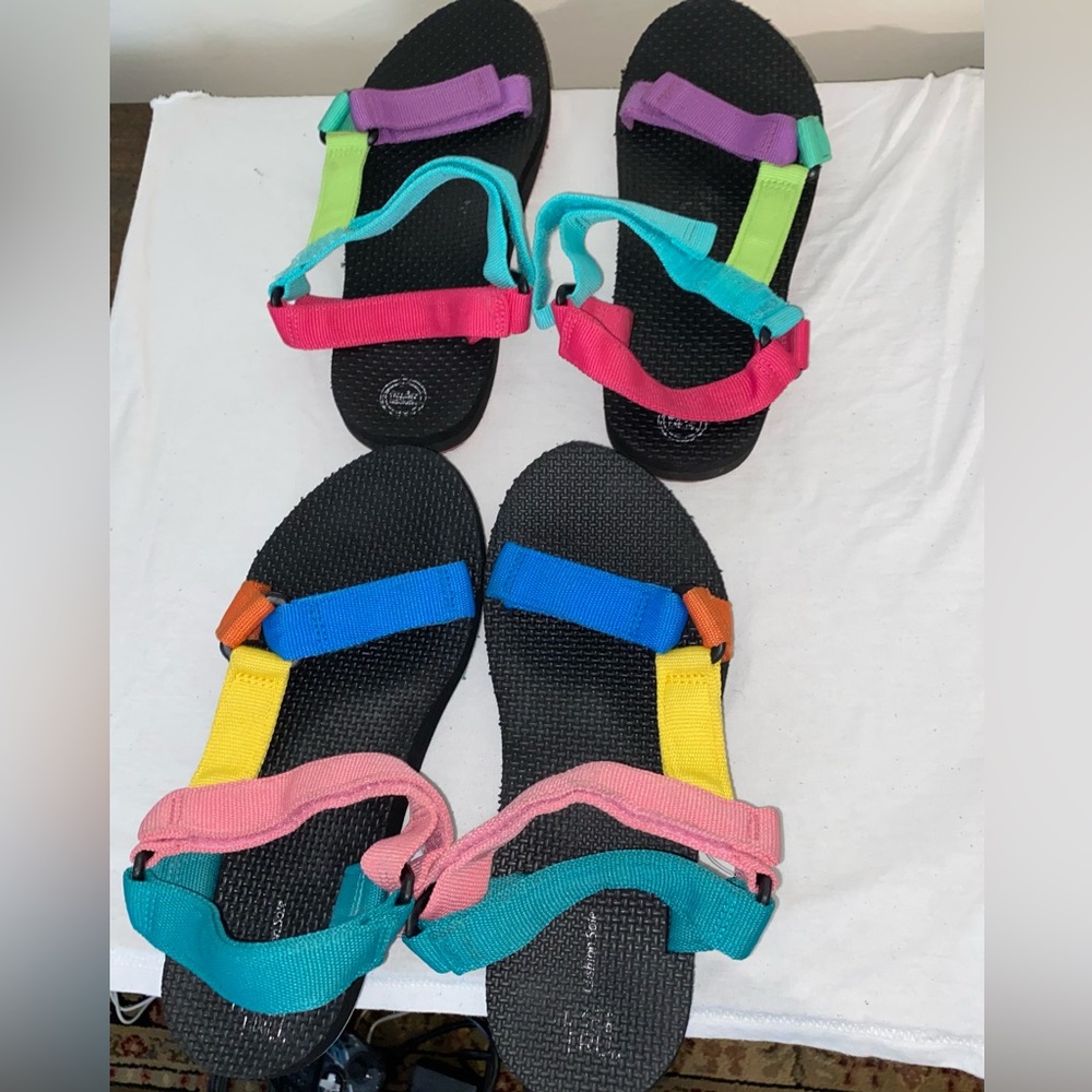 Womens Rainbow Sandals